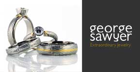 Mokume Gane Jewelry by George Sawyer at Willow Glen Diamond Company
